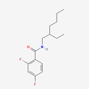 molecular formula C15H21F2NO B1183698 N-(2-ethylhexyl)-2,4-difluorobenzamide 