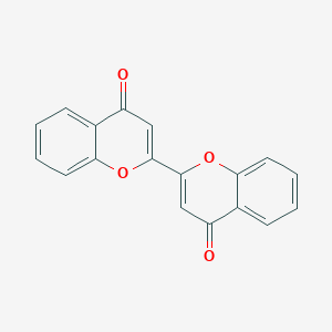 molecular formula C18H10O4 B11837101 4H,4'H-[2,2'-Bichromene]-4,4'-dione 