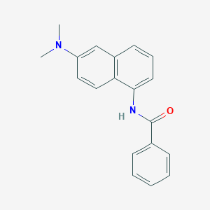 molecular formula C19H18N2O B11837374 N-[6-(Dimethylamino)naphthalen-1-yl]benzamide CAS No. 62972-13-8