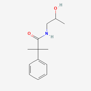 molecular formula C13H19NO2 B1183743 N-(2-hydroxypropyl)-2-methyl-2-phenylpropanamide 