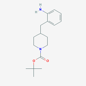 molecular formula C17H26N2O2 B11837465 tert-Butyl 4-(2-aminobenzyl)piperidine-1-carboxylate CAS No. 910442-75-0