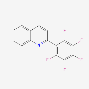 molecular formula C15H6F5N B11837495 2-(Perfluorophenyl)quinoline 
