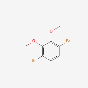 molecular formula C8H8Br2O2 B11837860 1,4-Dibromo-2,3-dimethoxybenzene 