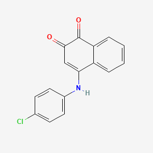 molecular formula C16H10ClNO2 B11837936 Vat Red MR CAS No. 6373-23-5