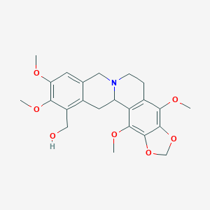 molecular formula C23H27NO7 B011838 Methoxymecambridine CAS No. 104683-31-0