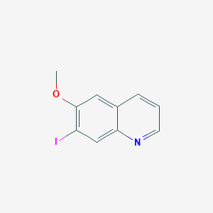 molecular formula C10H8INO B11838042 7-Iodo-6-methoxyquinoline 