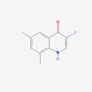 molecular formula C11H10INO B11838074 3-Iodo-6,8-dimethylquinolin-4(1H)-one 