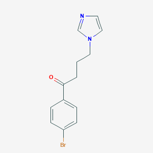 B118381 1-(4-Bromophenyl)-4-1H-imidazol-1-yl-butanone CAS No. 149490-78-8