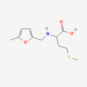 molecular formula C11H17NO3S B1183810 N-[(5-methylfuran-2-yl)methyl]methionine 
