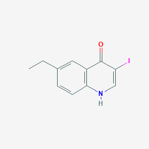 molecular formula C11H10INO B11838183 6-Ethyl-3-iodoquinolin-4(1H)-one 