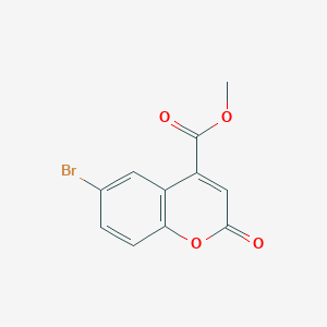 molecular formula C11H7BrO4 B11838496 Methyl 6-bromo-2-oxo-2H-chromene-4-carboxylate CAS No. 484017-05-2