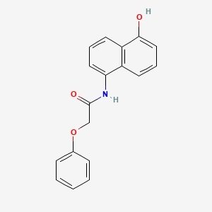 molecular formula C18H15NO3 B11839048 N-(5-hydroxynaphthalen-1-yl)-2-phenoxyacetamide CAS No. 303092-46-8