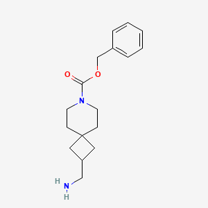 molecular formula C17H24N2O2 B11839304 Benzyl 2-(aminomethyl)-7-azaspiro[3.5]nonane-7-carboxylate 