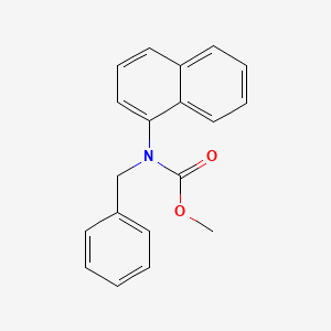molecular formula C19H17NO2 B11839354 Methyl benzyl(naphthalen-1-yl)carbamate CAS No. 88343-35-5
