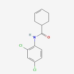 molecular formula C13H13Cl2NO B1183937 N-(2,4-dichlorophenyl)-3-cyclohexene-1-carboxamide 