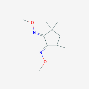 Cyclopentane-1,2-dione, 3,3,5,5-tetramethyl-, bis(o-methyloxime)-, (E, E)-