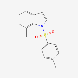 molecular formula C16H15NO2S B11839647 7-Methyl-1-tosyl-1H-indole CAS No. 123892-57-9