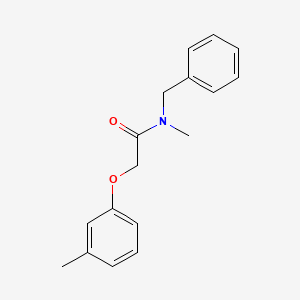 molecular formula C17H19NO2 B1183976 N-benzyl-N-methyl-2-(3-methylphenoxy)acetamide 