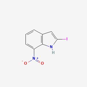 molecular formula C8H5IN2O2 B11839781 2-Iodo-7-nitro-1H-indole 