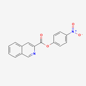 molecular formula C16H10N2O4 B11839928 4-Nitrophenyl isoquinoline-3-carboxylate CAS No. 143468-70-6