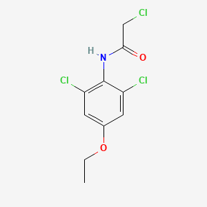 molecular formula C10H10Cl3NO2 B11839959 2-Chloro-N-(2,6-dichloro-4-ethoxyphenyl)acetamide 