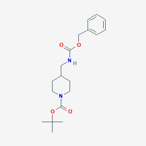 molecular formula C19H28N2O4 B118404 1-N-Boc-4-(N-cbz-aminomethyl)piperidine CAS No. 155456-33-0