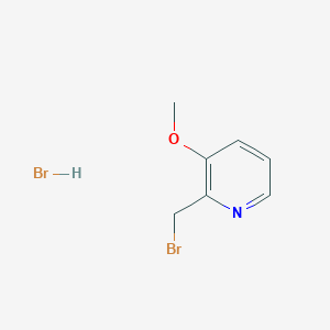molecular formula C7H9Br2NO B11840482 2-(Bromomethyl)-3-methoxypyridine hydrobromide 