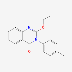 molecular formula C17H16N2O2 B11840581 2-Ethoxy-3-(p-tolyl)quinazolin-4(3H)-one CAS No. 828273-80-9