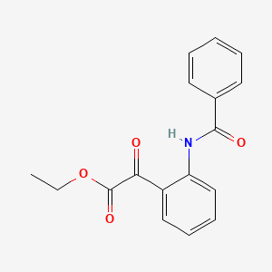 molecular formula C17H15NO4 B1184061 Ethyl [2-(benzoylamino)phenyl](oxo)acetate 