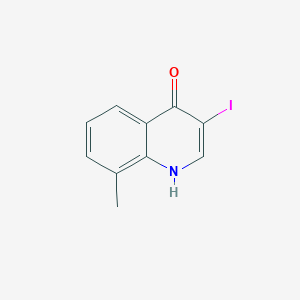 molecular formula C10H8INO B11840647 3-Iodo-8-methylquinolin-4(1H)-one 