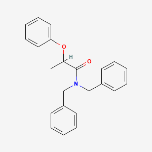 molecular formula C23H23NO2 B1184068 N,N-dibenzyl-2-phenoxypropanamide 