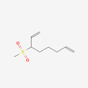 molecular formula C9H16O2S B1184081 Methyl 1-vinyl-5-hexenyl sulfone 
