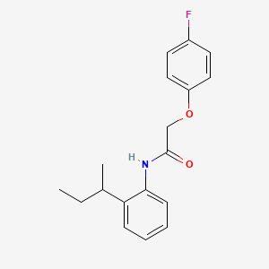 molecular formula C18H20FNO2 B1184093 N-(2-sec-butylphenyl)-2-(4-fluorophenoxy)acetamide 