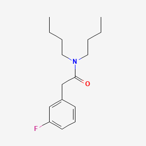 molecular formula C16H24FNO B1184095 N,N-dibutyl-2-(3-fluorophenyl)acetamide 
