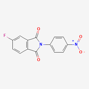 molecular formula C14H7FN2O4 B11840991 5-Fluoro-2-(4-nitrophenyl)-1H-isoindole-1,3(2H)-dione CAS No. 444717-62-8