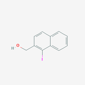 molecular formula C11H9IO B11841032 1-Iodonaphthalene-2-methanol 