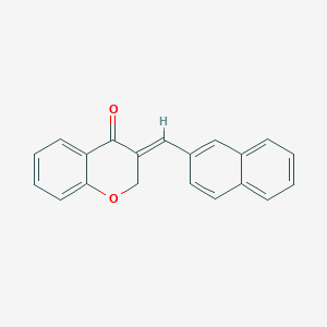 molecular formula C20H14O2 B11841131 3-(Naphthalen-2-ylmethylene)chroman-4-one 