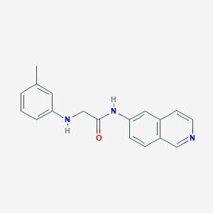 molecular formula C18H17N3O B11841259 N-(Isoquinolin-6-yl)-2-(m-tolylamino)acetamide CAS No. 920513-55-9