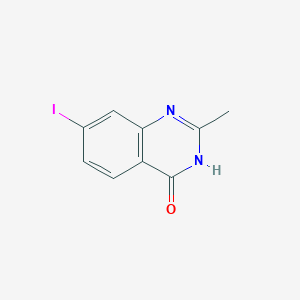 molecular formula C9H7IN2O B11841414 7-Iodo-2-methylquinazolin-4-ol 