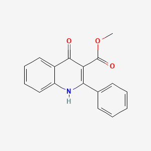 molecular formula C17H13NO3 B11841421 Methyl 4-oxo-2-phenyl-1,4-dihydroquinoline-3-carboxylate CAS No. 223565-36-4