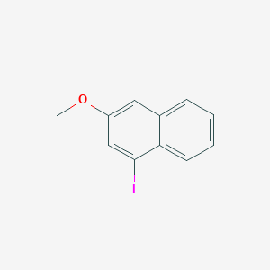 molecular formula C11H9IO B11841458 1-Iodo-3-methoxynaphthalene 