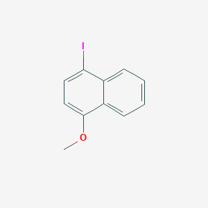 molecular formula C11H9IO B11841820 1-Iodo-4-methoxynaphthalene CAS No. 2607-25-2