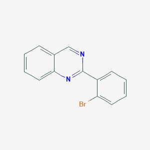 molecular formula C14H9BrN2 B11842073 2-(2-Bromophenyl)quinazoline 
