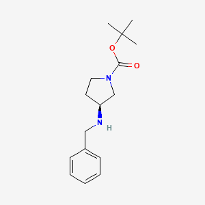 molecular formula C16H24N2O2 B11842284 tert-butyl (3S)-3-(benzylamino)pyrrolidine-1-carboxylate 