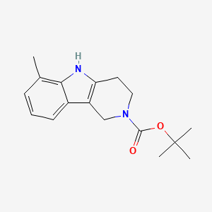 molecular formula C17H22N2O2 B11842398 tert-Butyl 6-methyl-3,4-dihydro-1H-pyrido[4,3-b]indole-2(5H)-carboxylate 