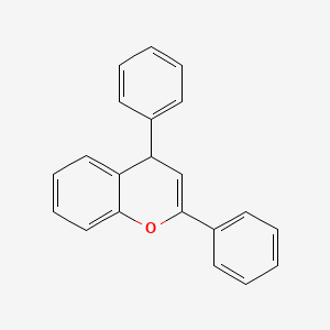 molecular formula C21H16O B11842628 2,4-diphenyl-4H-chromene CAS No. 53209-37-3