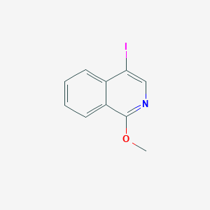 molecular formula C10H8INO B11842835 4-Iodo-1-methoxyisoquinoline 