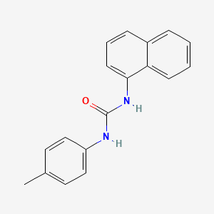 molecular formula C18H16N2O B11842882 1-(4-Methylphenyl)-3-naphthalen-1-ylurea CAS No. 13256-82-1