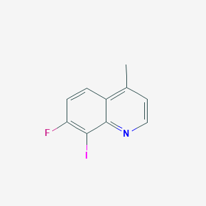 molecular formula C10H7FIN B11842966 7-Fluoro-8-iodo-4-methylquinoline 