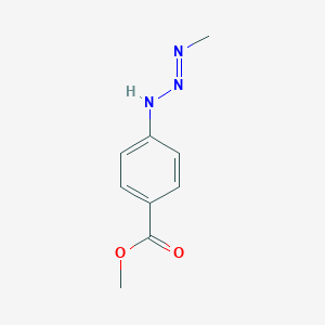 molecular formula C9H11N3O2 B118431 Methyl 4-(2-methyliminohydrazinyl)benzoate CAS No. 152387-28-5